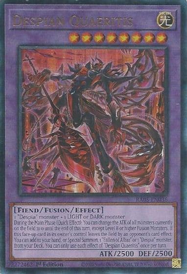 Despian Quaeritis Ultimate Rare Rarity Collection 5 Yu-Gi-Oh! card