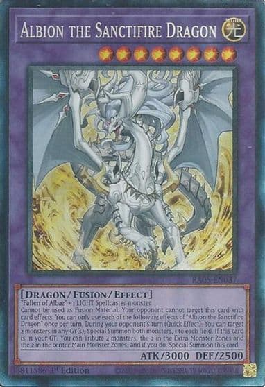 Albion the Sanctifire Dragon Collectors Rare Rarity Collection 5 Yu-Gi-Oh! card