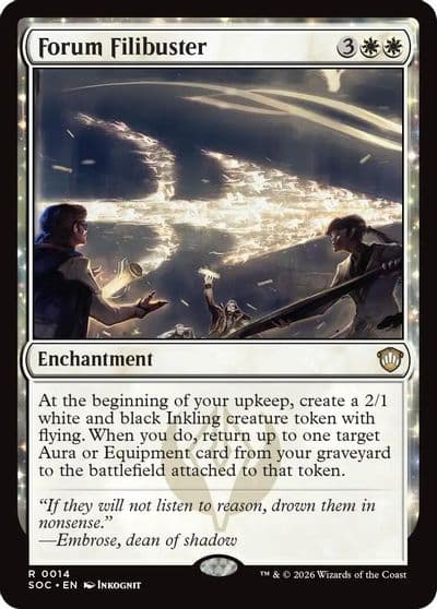 Forum Filibuster Commander: Secrets of Strixhaven Magic card
