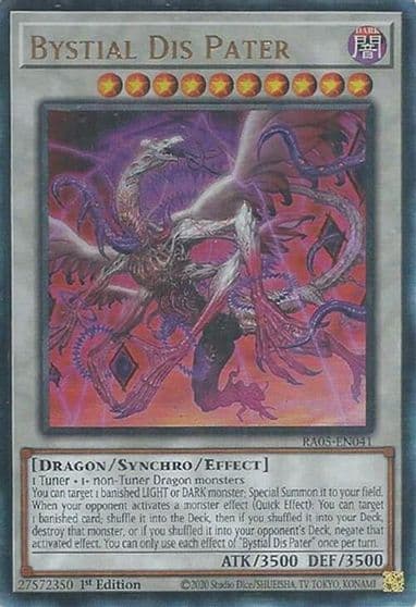 Bystial Dis Pater Ultimate Rare Rarity Collection 5 Yu-Gi-Oh! card