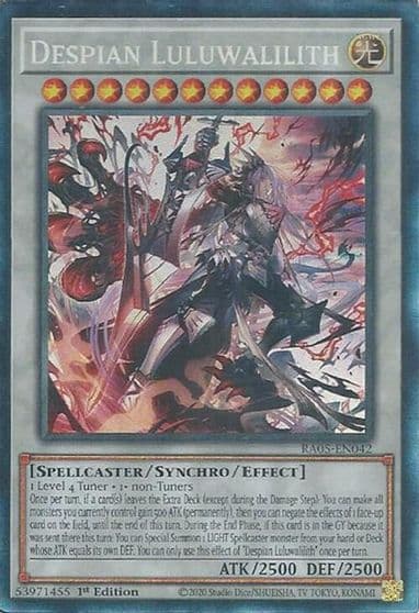 Despian Luluwalilith Collectors Rare Rarity Collection 5 Yu-Gi-Oh! card