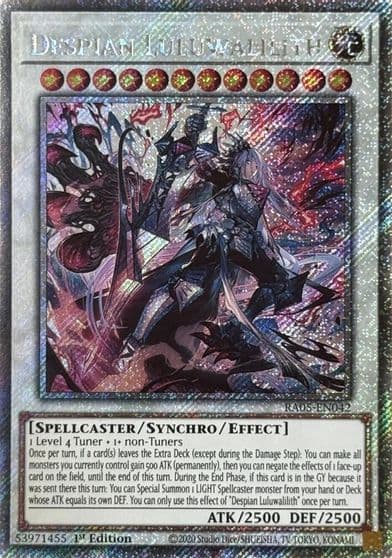 Despian Luluwalilith Platinum Secret Rare Rarity Collection 5 Yu-Gi-Oh! card