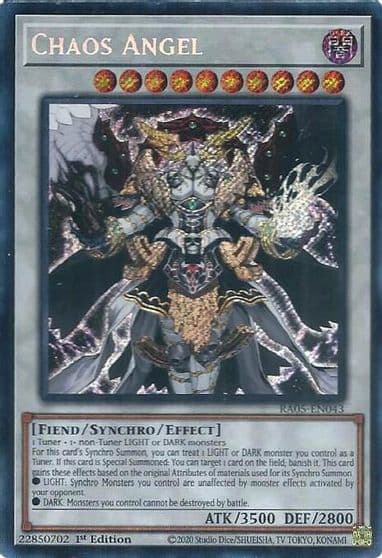 Chaos Angel Secret Rare Rarity Collection 5 Yu-Gi-Oh! card