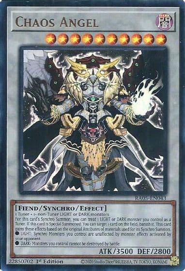 Chaos Angel Ultra Rare Rarity Collection 5 Yu-Gi-Oh! card