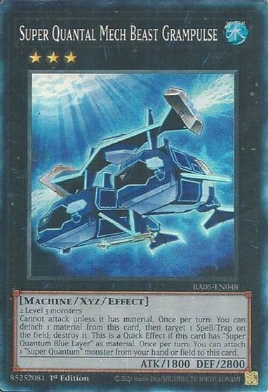 Super Quantal Mech Beast Grampulse Collectors Rare Rarity Collection 5 Yu-Gi-Oh! card