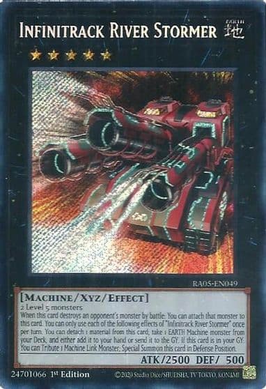 Infinitrack River Stormer Secret Rare Rarity Collection 5 Yu-Gi-Oh! card