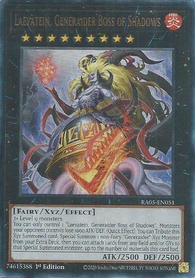 Laevatein Generaider Boss of Shadows Ultimate Rare Rarity Collection 5 Yu-Gi-Oh! card
