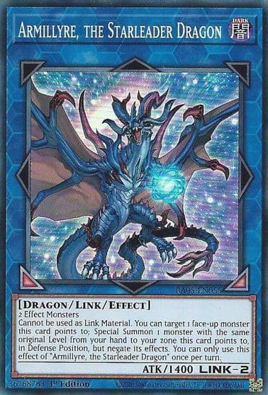 Armillyre the Starleader Dragon Rarity Collection 5 Yu-Gi-Oh! card