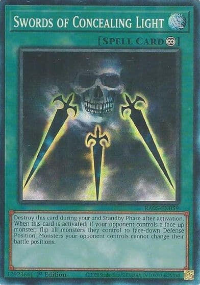 Swords of Concealing Light Collectors Rare Rarity Collection 5 Yu-Gi-Oh! card