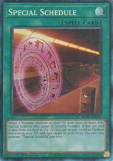 Special Schedule Collectors Rare Rarity Collection 5 Yu-Gi-Oh! card