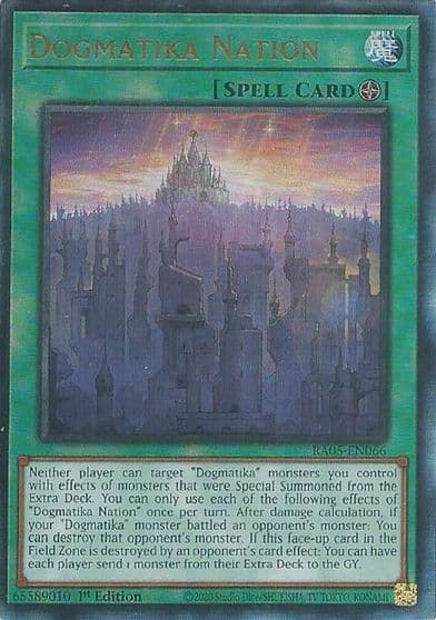 Dogmatika Nation Ultimate Rare Rarity Collection 5 Yu-Gi-Oh! card