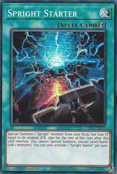 Spright Starter Rarity Collection 5 Yu-Gi-Oh! card