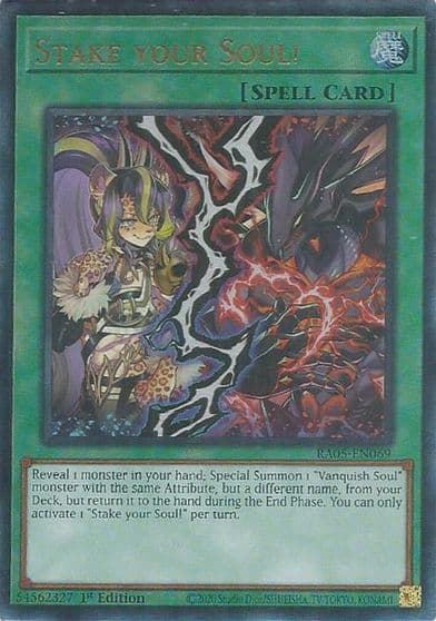 Stake your Soul Ultimate Rare Rarity Collection 5 Yu-Gi-Oh! card