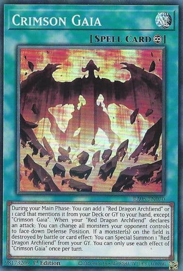 Crimson Gaia Rarity Collection 5 Yu-Gi-Oh! card