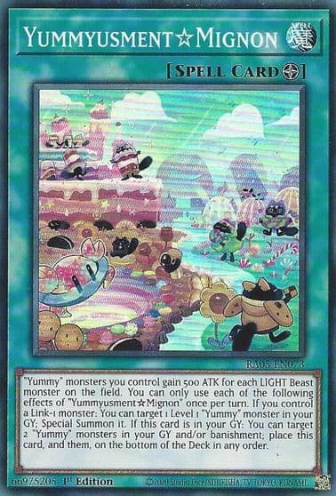 YummyusmentMignon Rarity Collection 5 Yu-Gi-Oh! card