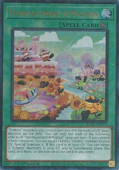 YummyusmentMignon Ultimate Rare Rarity Collection 5 Yu-Gi-Oh! card