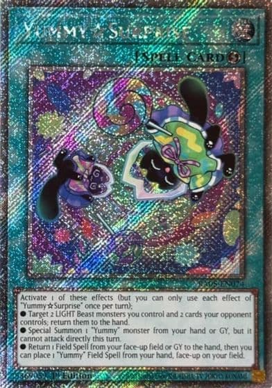 YummySurprise Platinum Secret Rare Rarity Collection 5 Yu-Gi-Oh! card