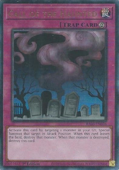 Call of the Haunted Ultimate Rare Rarity Collection 5 Yu-Gi-Oh! card