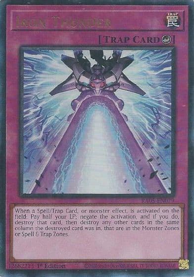 Iron Thunder Ultimate Rare Rarity Collection 5 Yu-Gi-Oh! card
