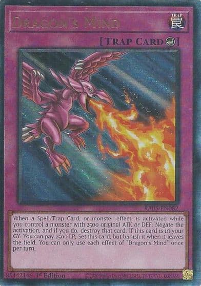 Dragons Mind Ultimate Rare Rarity Collection 5 Yu-Gi-Oh! card