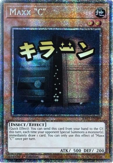Maxx C Starlight Rare Rarity Collection 5 Yu-Gi-Oh! card