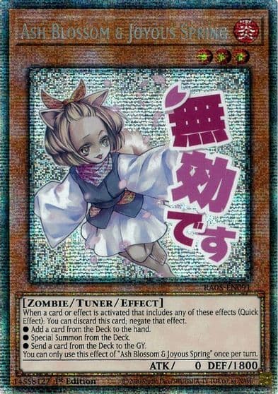 Ash Blossom and Joyous Spring Starlight Rare Rarity Collection 5 Yu-Gi-Oh! card