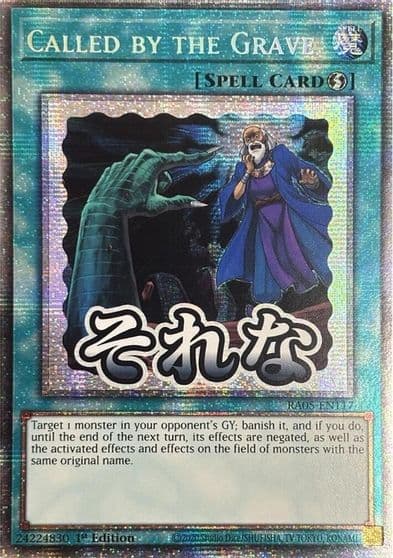Called by the Grave Starlight Rare Rarity Collection 5 Yu-Gi-Oh! card