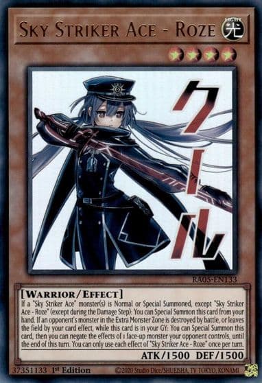 Sky Striker Ace Roze Rarity Collection 5 Yu-Gi-Oh! card
