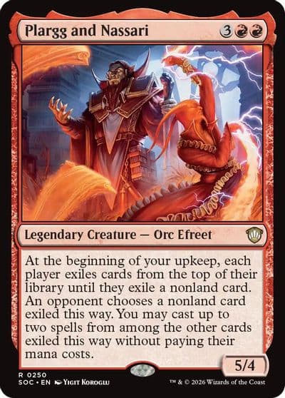 Plargg and Nassari Commander: Secrets of Strixhaven Magic card
