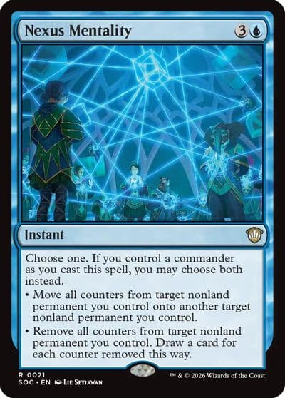 Nexus Mentality Commander: Secrets of Strixhaven Magic card