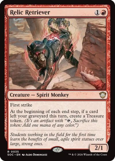 Relic Retriever Commander: Secrets of Strixhaven Magic card