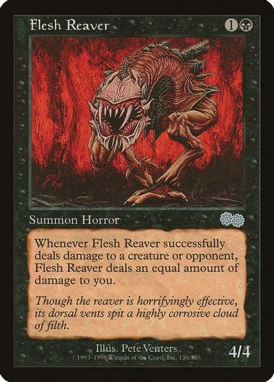 Flesh Reaver Urza's Saga Magic card