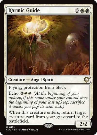 Karmic Guide Commander: Secrets of Strixhaven Magic card