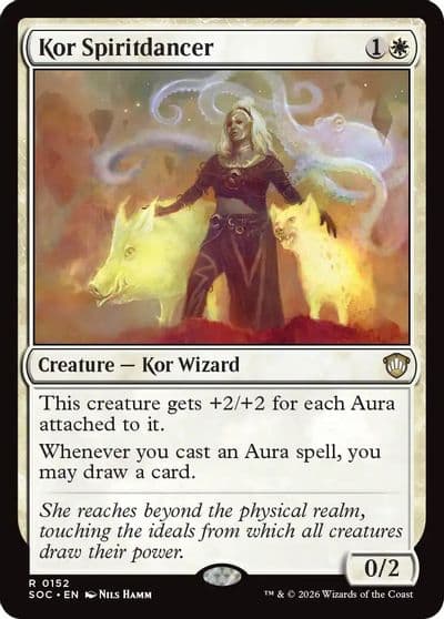 Kor Spiritdancer Commander: Secrets of Strixhaven Magic card