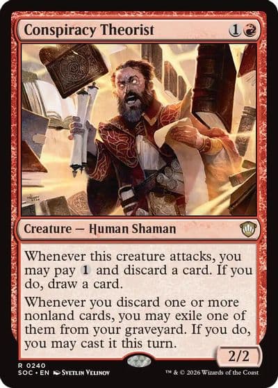 Conspiracy Theorist Commander: Secrets of Strixhaven Magic card