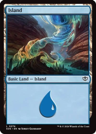 Island 0274 Secrets of Strixhaven Magic card
