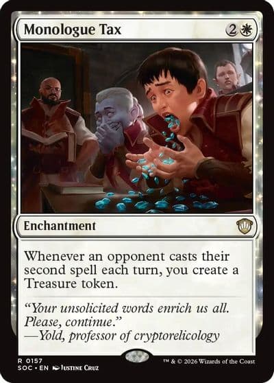 Monologue Tax Commander: Secrets of Strixhaven Magic card