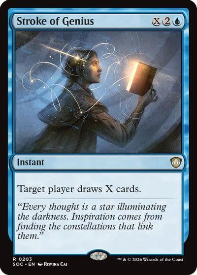 Stroke of Genius Commander: Secrets of Strixhaven Magic card