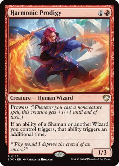 Harmonic Prodigy Commander: Secrets of Strixhaven Magic card