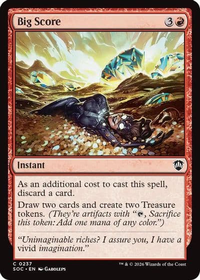 Big Score Commander: Secrets of Strixhaven Magic card