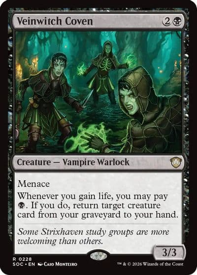 Veinwitch Coven Commander: Secrets of Strixhaven Magic card