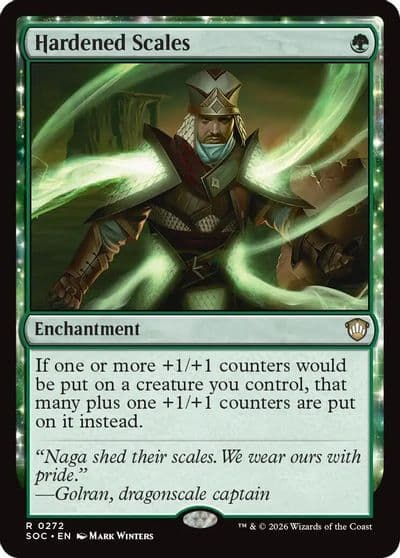 Hardened Scales Commander: Secrets of Strixhaven Magic card