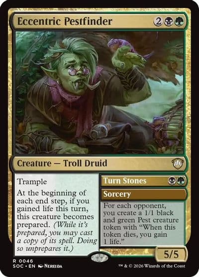 Eccentric Pestfinder Commander: Secrets of Strixhaven Magic card