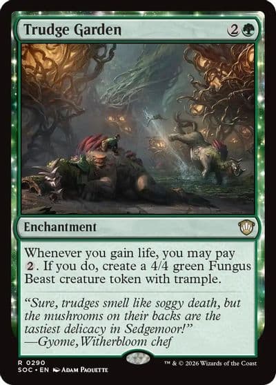 Trudge Garden Commander: Secrets of Strixhaven Magic card