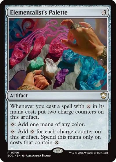 Elementalists Palette Commander: Secrets of Strixhaven Magic card