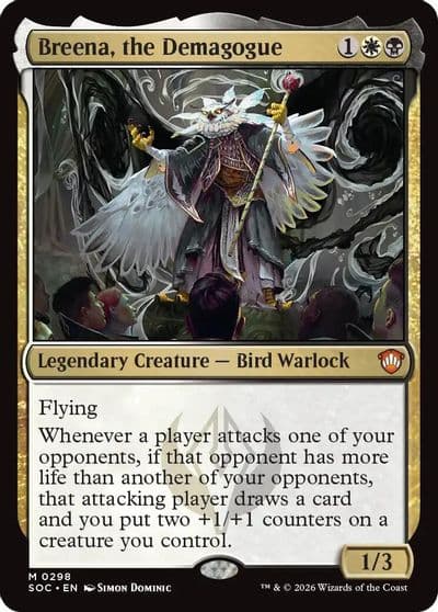 Breena the Demagogue Commander: Secrets of Strixhaven Magic card