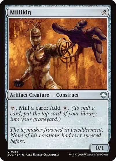 Millikin Commander: Secrets of Strixhaven Magic card