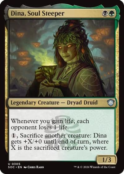Dina Soul Steeper Commander: Secrets of Strixhaven Magic card