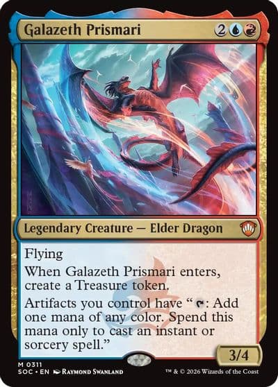 Galazeth Prismari Commander: Secrets of Strixhaven Magic card