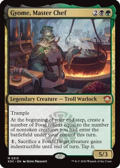 Gyome Master Chef Commander: Secrets of Strixhaven Magic card